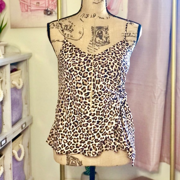 Supply and Demand leopard print tie blouse - Picture 3 of 7